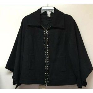 Hot in‎ Hollywood Unique Wool Jacket Kimono Sleeve